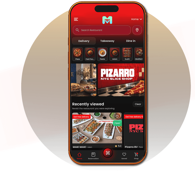 MealApp mobile experience